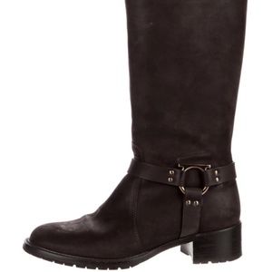 Salvatore Ferragamo Claudine Leather Boots
